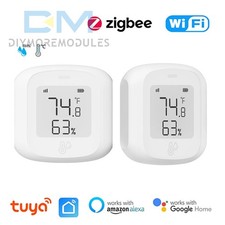 Tuya Smart WiFi/Zigbee Temperature Humidity Sensor Meter Remote Linkage Indoor