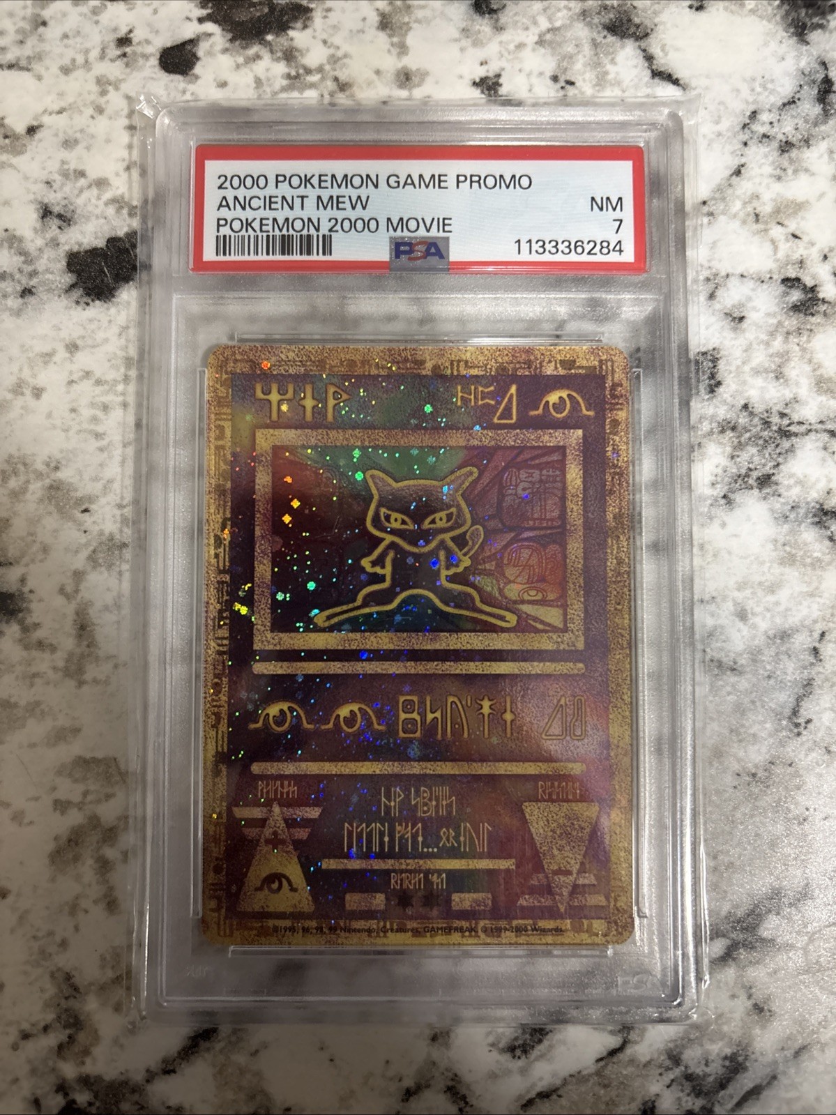 Pokemon The Movie 2000 Ancient Mew Promo PSA 7 NM