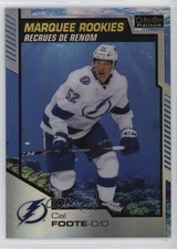 2020 O-Pee-Chee Platinum Marquee Rookies Aquamarine 207/499 Cal Foote #191 0ws6