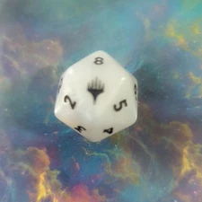 Magic the Gathering Final Fantasy d20 Spindown Moogle Die White Bundle