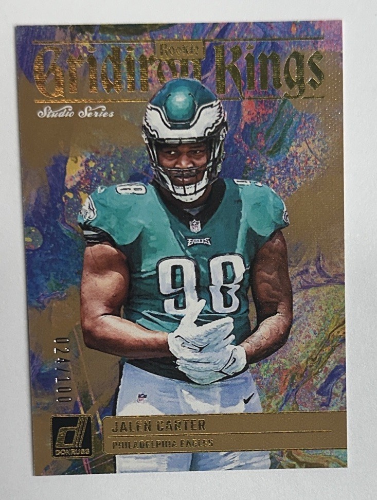 2023 Donruss Gridiron Kings Studio Series Jalen Carter Rookie 024/100 #RGK-5
