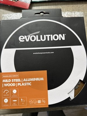 Evolution Elektrowerkzeuge R210TCT-24T (Rage) Multi-Material TCT Holz, Metall und Pla
