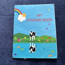Lot Of Vintage Sticker Collection From 80s 90s In A Sticker Book Journal