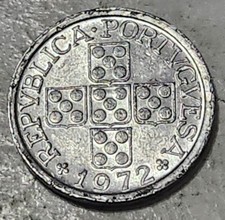PORTUGAL 🇵🇹 TEN (10) CENTAVOS COIN 1972