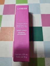 Laneige Lip Glowy Balm Sweet Candy Lightweight Glossy Tint Shea Butter 0.35 oz