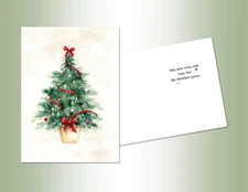 LPG PERFORMING ARTS BOXED CHRISTMAS CARD SET Christmas Tree Set of 18 cards w...