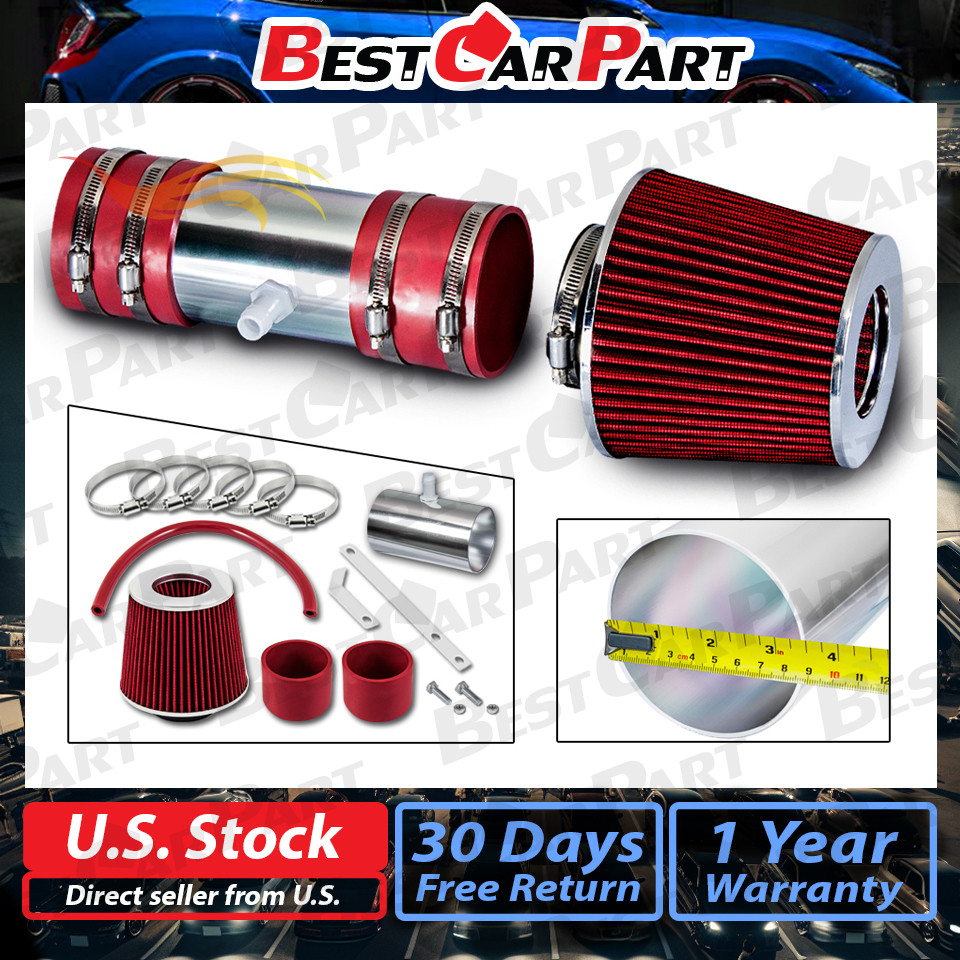 BCP RED 07-11 Acadia Enclave Outlook Traverse LTZ SLE 3.6L Short Ram Air Intake
