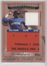 2009 Topps Ticket To Stardom Stubs Plus Memorabilia 82/110 Hanley Ramirez 0af