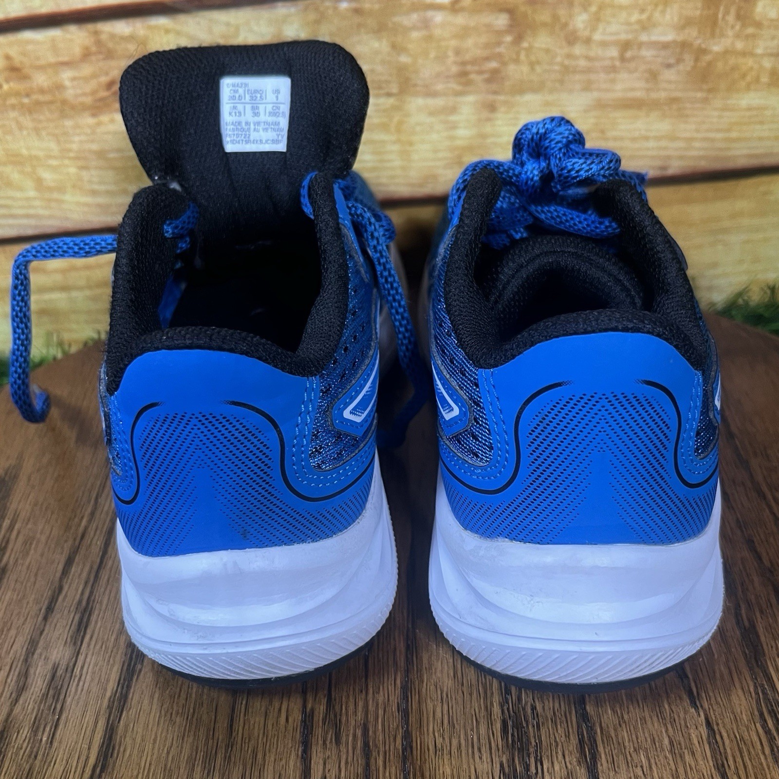 ASICS “Gel Excite 9” Shoes Sneakers Blue ~ Boys Size 1 ~ GUC ~ See And Read All thumbnail 12