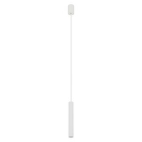 HäNgelampe Pendelleuchte Schmal Metall B: 4 Cm Verstellbar Weiß FüR R35 GU10