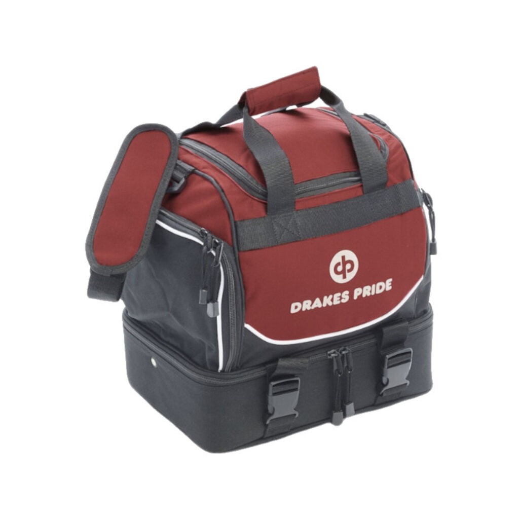 Drakes Pride Pro Midi Bowls Bag - Maroon and Black (UK)