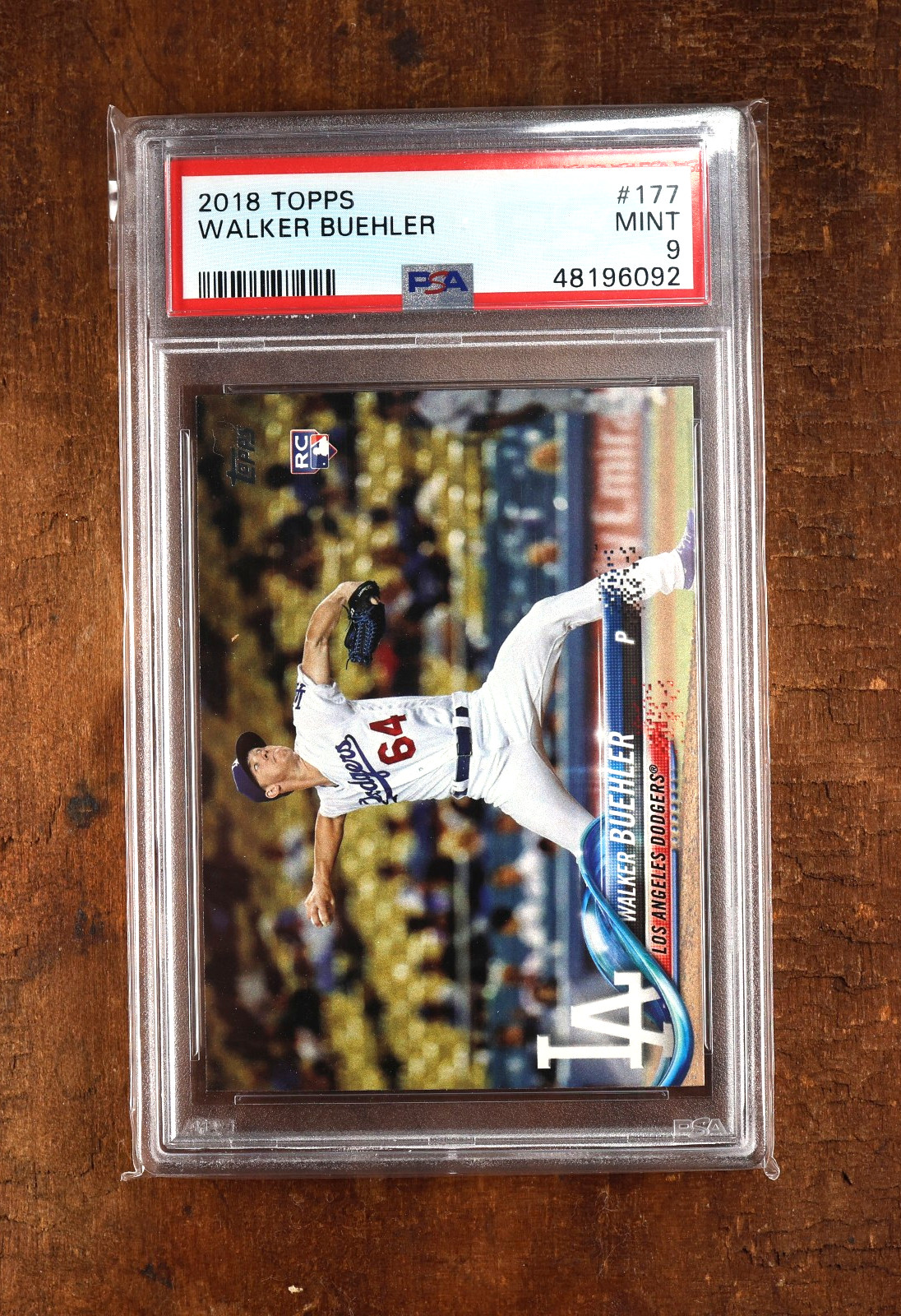 Walker Buehler - 2018 Topps #177 Rookie RC PSA 9