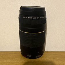 Canon EF 75-300mm f/4-5.6 Telephoto Zoom Lens, Canon EF Mount, AF/MF
