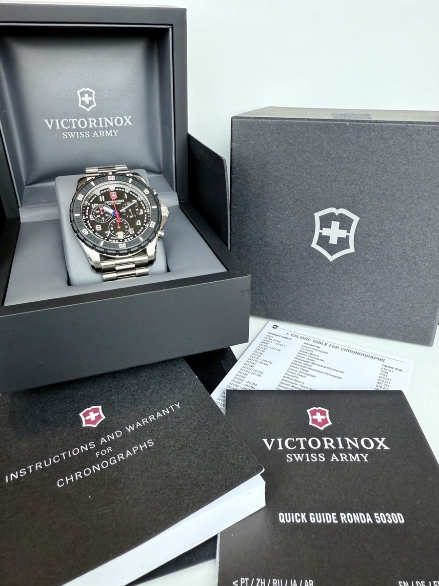 Victorinox Swiss Army Maverick Sport Chronograph 241679 Black Dial