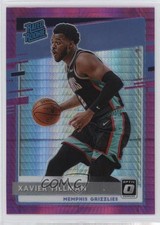 2020 Panini Donruss Optic Rated Rookie Hyper Pink Prizm Xavier Tillman #185 17ft