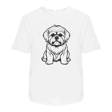 'Shih Tzu Dog' Unisex T-Shirt -  100% Cotton (S-XXL) (TA060607)