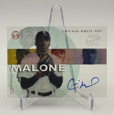 Corwin Malone 2002 Topps Pristine Rookie RC Auto ( White Sox )