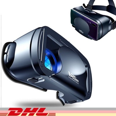 3D VR Pro Brille Mit Kopfhörer Virtual Reality Headset Für Filme Videospiele