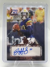 2021 Leaf Pro Set Power - Campus Kings Autographs Jeff Sims #CK-JS1 (AU, RC)