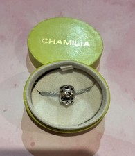 Genuine Chamilia I Love You Treasure Bead 925 Sterling Silver Retired