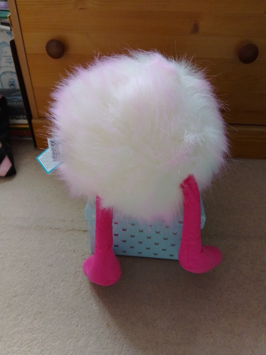 Jellycat. Large Raspberry Ripple Pompom. Bird. Retired. Brand New