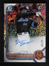 2022 Bowman Draft Chrome Pick Sparkle Refractor 57/71 D'Andre Smith Auto 1j7t