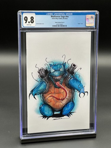 Multiverse Saga CGC 9.8 - Venomized Blastoise - Demir variant Virgin Cover H