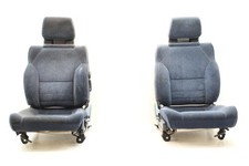 Pair Of Left And Right Front Blue Seats Fits 85-89 Mr2 Pair Of Left And Right Front Blue Seats Fits 85-89 Mr2
