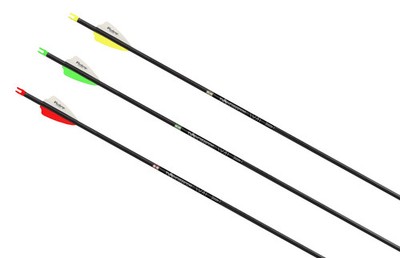 VICTORY VLR ELITE .166 ARROW BARE SHAFTS 350 SPINE W/COMPONETS 6-PK