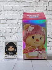 Butterbear Keychain Plush OOTD Series Ghost Horse Girl Checked New Sealed Gift