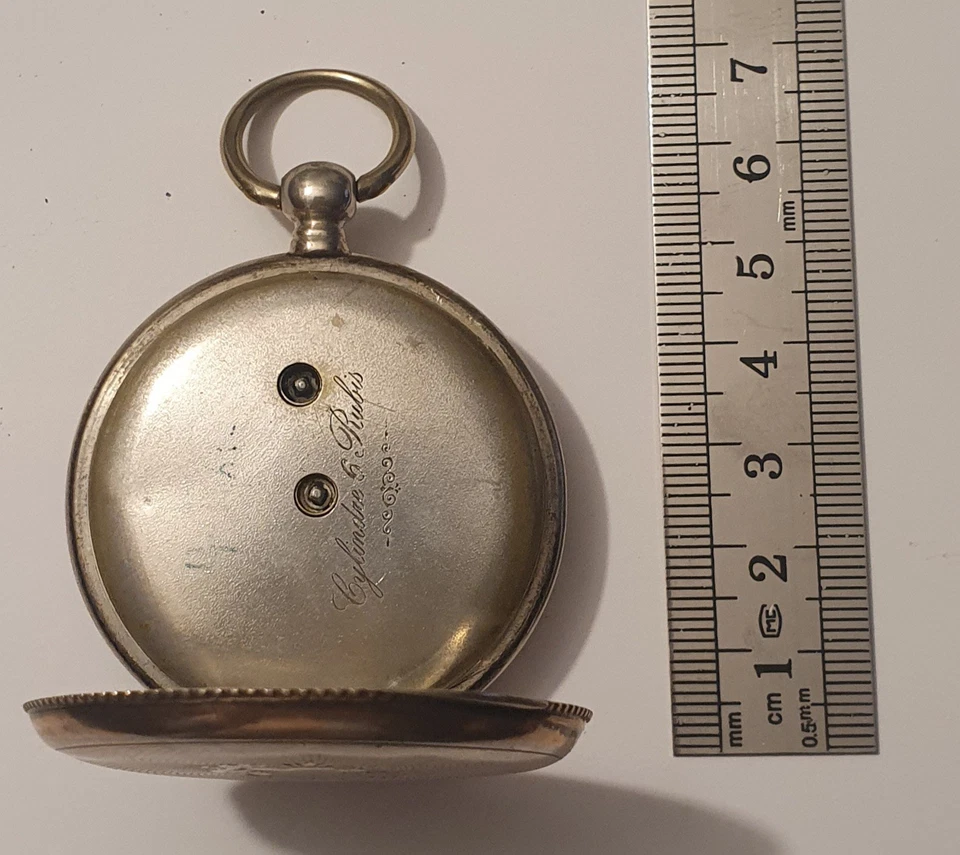 taschenuhr silberalt Antik - Bild 3 von 4