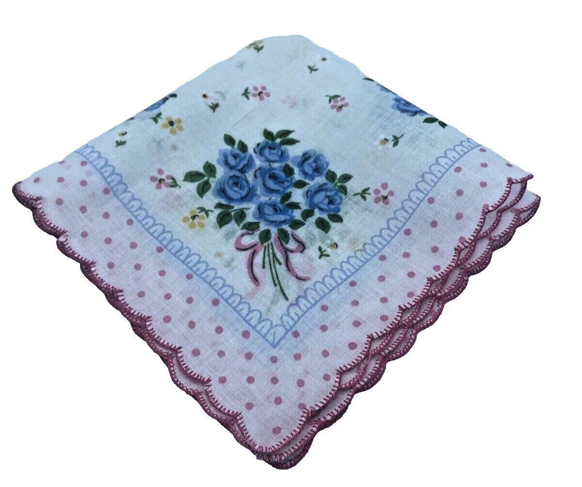 Multi-Color Cotton Vintage Plain & Solid Handkerchiefs
