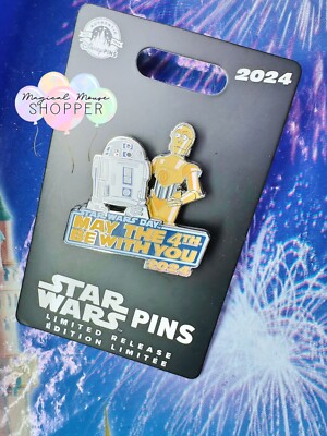2024 Disney Parks Star Wars R2-D2 & C-3PO May the 4th Be With You Pin ...