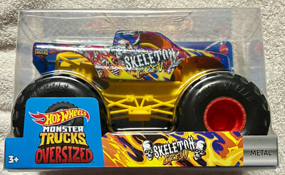 Hot Wheels 2024 Monster Trucks Oversized Series Skeleton Crew #HWG79 1:24 Scale