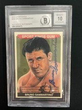 BRUNO SAMMARTINO 2010 SPORTKINGS #240 - BGS AUTHENTIC 10 AUTO - WRESTLING *6565