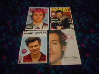 HARRY STYLES - FANBOOK & ULTIMATE GUIDE TO HARRY STYLES - 3 MAGS + BOOK!