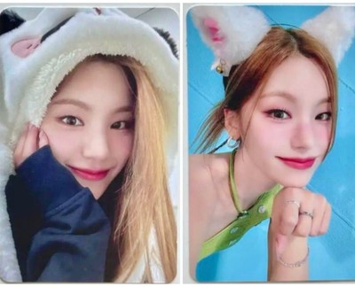 YEJI ITZY Photocard PC Kill My Doubt Makestar Panda Cat ver