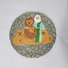 Young's Inc 1996 Daniel & The Lions Tea Set Tray - TRAY ONLY - No Cups