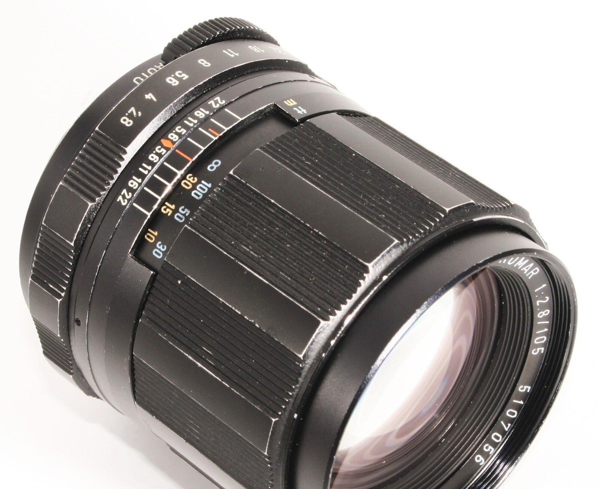 Exc+5,Opt mint]Pentax Super-Multi-Coated Takumar 105mm f/2.8 MF