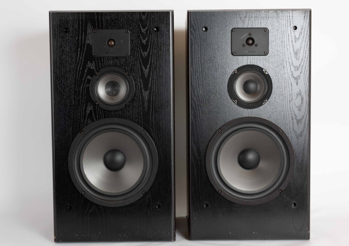 Sansui SP-X3U Vintage 3-Way Speakers - Tested and Sounding Great