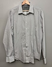 Calvin Klein Men  s Extreme Slim Fit Long Sleeve Button Up Size 17 34/35