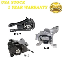 3PCS MOTOR & TRANS MOUNT FIT Mazda CX-5 2017-2024/6 2018-2021 2.5L NAT.ASP