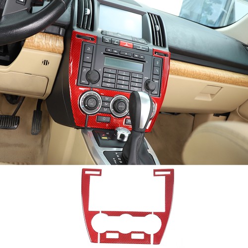 Red Carbon Air Condition Button Frame Trim For Land Rover Freelander 2 2007-2012 - Picture 7 of 22