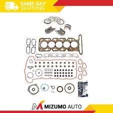 Full Gasket Set Bearings Rings Fit 07-12 Chevrolet Colorado GMC Hummer 3.7L