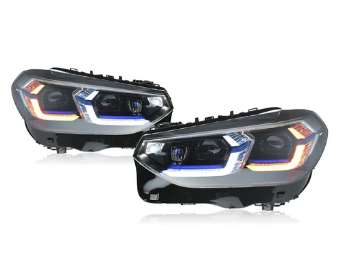 For BMW X3 G08 2018-2021 LED DRL Sequential Projector Headlights Assembly Pair - Foto 3 di 5
