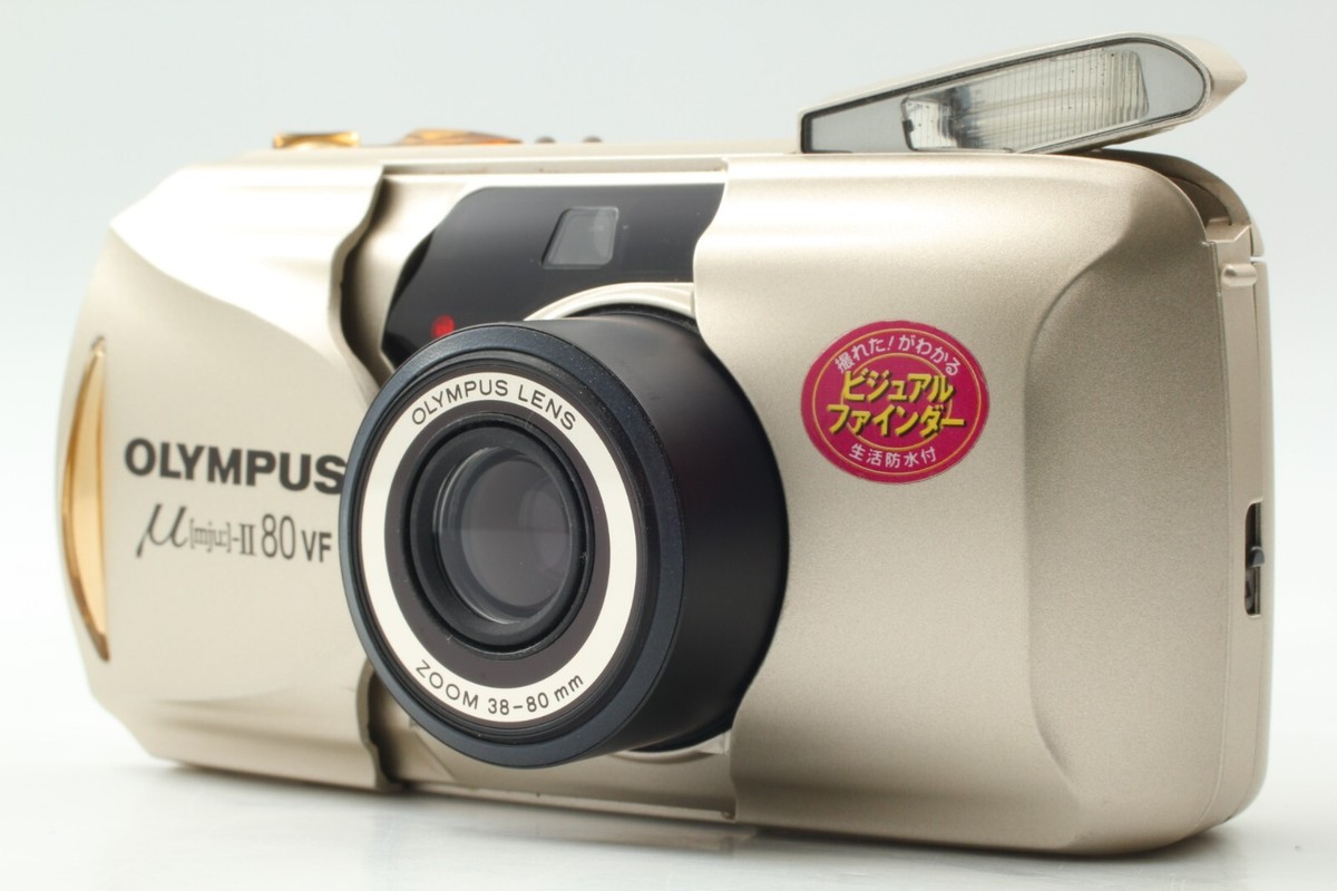 Tested [N MINT] Olympus Mju μ II 80 VF 38-80mm Zoom Compact Film Camera  JAPAN #9