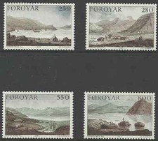 Timbres Féroé 106/9 ** lot 6151