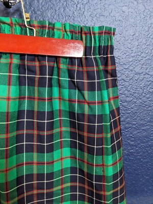 j crew plaid mini skirt