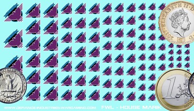 Battletech Premium Waterslide Decals - Free Worlds League / Marik Units