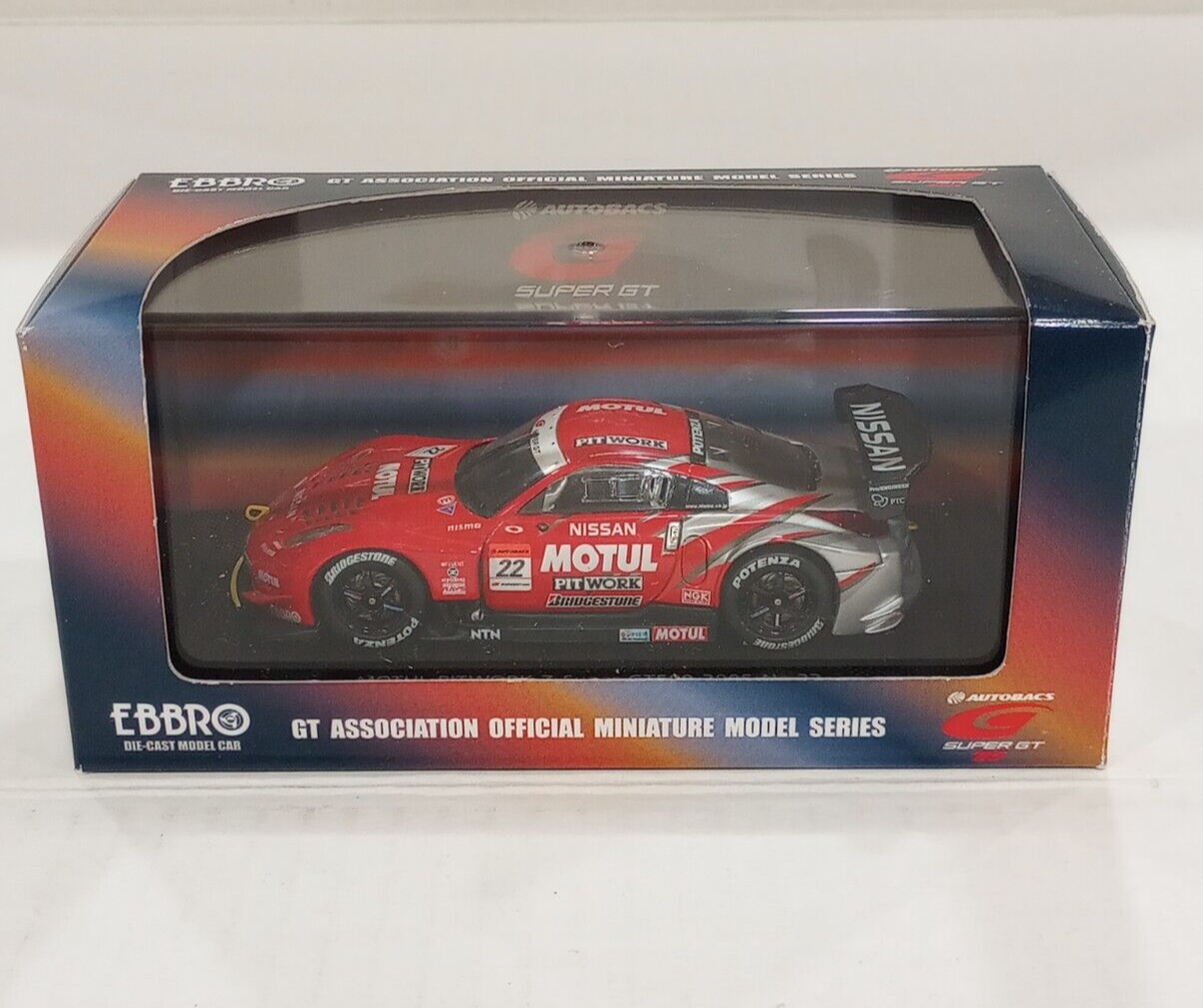 EBBRO 22 MOTUL PITWORK ミニカー Ebbro 1:43 Motul Pitwork Z Super GT500 No.22 - 2005 Diecast